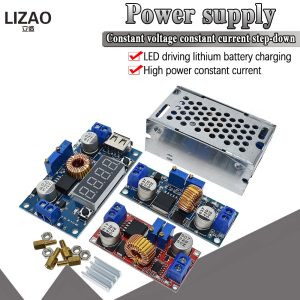 Batterie d'alimentation au lithium, avec module de charge abaisseur XL4015 et convertisseur de puissance, LED, original, type 5A DC à DC CC CV,