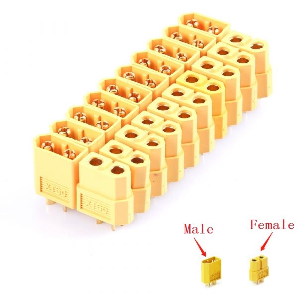 Connecteurs de balles XT60 XT30 XT90, fiches mâles et femelles pour batterie RC Lipo, 10 pièces