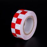 5cm*3m Car Safety Mark Warning Tape Reflective Strip Arrow Lattice Stickers For Bicycle Car Exterior Decoration Accessories
