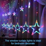 Christmas Fairy Lights Ramadan Led String Lights Star Garland on Window Curtain Indoor Tree Decoration Halloween Wedding Light