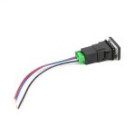 Yellow/Green Rear Fog light Push Switch 4 Wire Button For Toyota Camry Prius Corolla Foglight Switch DC12V