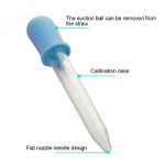 Pipette compte-gouttes pour enfants, en silicone 5 ml, en lot de 6/7/8/10 pièces, dispositif pour donner des médicaments liquide aux bébés, ustensiles médicaux
