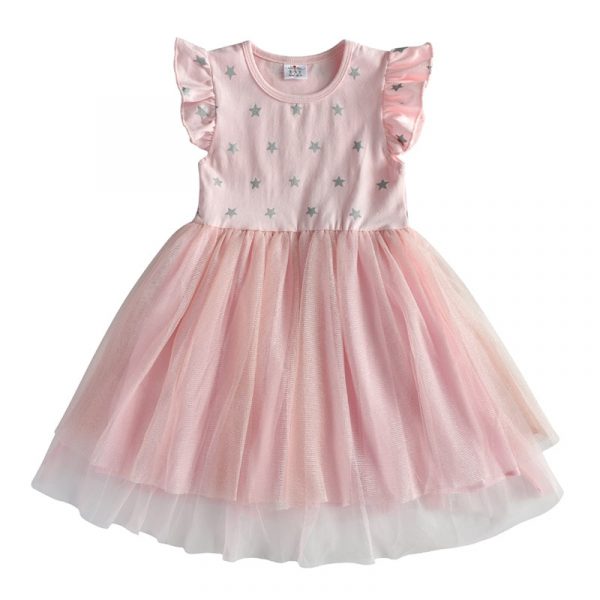 Robe de princesse pour spectacle pour petite fille et adolescente, style tutu pour bal d'école, anniversaire et fête, vêtement décontracté pour enfant