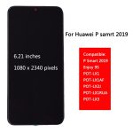 Ensemble écran tactile LCD avec châssis, pièce de rechange pour Huawei P Smart 2019, 100% original