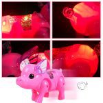 Cochon de marche clignotant, jouets pour enfants, Gadgets électroniques interactifs, amusants, musicaux, cadeaux pour garçons et filles