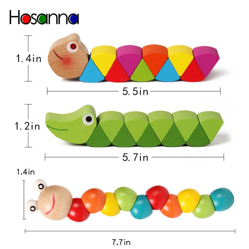 Puzzle-en-bois-coloré-Montessori-pour-enfants,-jouets-éducatifs-d'apprentissage-pour-bébés,-jeu-de-doigts,-cadeau Puzzle en bois coloré Montessori pour enfants, jouets éducatifs d'apprentissage pour bébés, jeu de doigts, cadeau