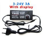 Adjustable AC To DC Power Supply 3V 5V 6V 9V 12V 15V 18V 24V 1A 2A 5A Power Supply Adapter Universal 220V To 12 V Volt Adapter
