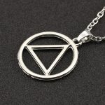 Akatsuki Hidan – collier Ninja Jashin, symbole de la trinité, pendentif catholique, amulette de Religion, nouveau bijou Anime, vente en gros