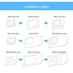 Adaptateur de carte Micro Nano SIM 4 en 1, Kit de connecteurs pour iPhone 6 7 plus 5s Huawei P8 lite P9 Xiaomi Note 4 Pro 3S Mi5