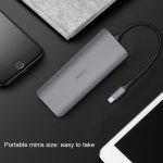 WiWU 12 in 1 USB Hub for MacBook Air Pro 13 16 2020 M1 VGA/RJ45 Multi-function Type C Hub Adapter for Huawei USB Splitter