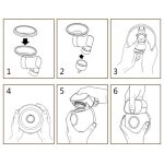Tire-lait électrique mains libres rechargeable par USB, silencieux, Portable, automatique, extracteur de lait d'allaitement pour bébé