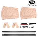 LEEPEE 2pcs/Set Auto Windows Curtain Aluminum Alloy Sun Visor Blinds Cover Car Curtain Side Window Sunshade Curtains