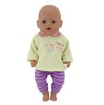 Combinaison et chaussures chaudes pour bébé, 17 pouces, 43cm, vêtements de poupée, cadeau de Festival d'anniversaire