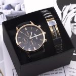 Rose gold-black set