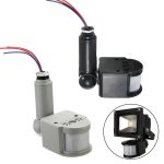 12V Motion Sensor 220V 110V PIR Movement Detector Automatic Infrared Wall Mount Timer Outdoor 24V LED Motion Sensor Light Switch