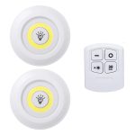 3W COB LED Under Cabinet Light Indoor Tap Remote Dimmable Battery Book Table Night Lamp for Corridor Stair Kitchen loft Lighting