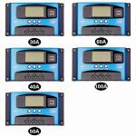 30/40/50/60/100A MPPT Solar Charge Controller Dual USB LCD Display 12V 24V Auto Solar Cell Panel Charger Regulator With Load