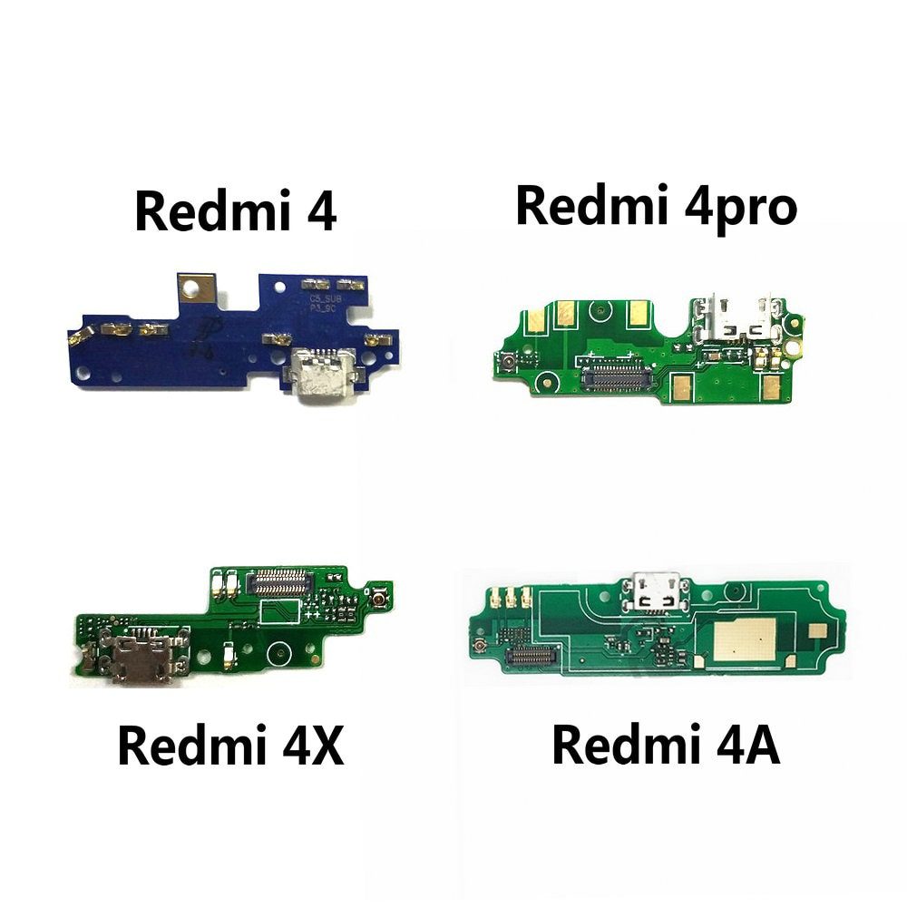 Nouveau-Port-de-chargement-USB-prise-Dock-connecteur-carte-de-Charge-câble-flexible-avec-Microphone-pour-Xiaomi-Redmi-4-Pro-/-Redmi-4X-4A Nouveau Port de chargement USB prise Dock connecteur carte de Charge câble flexible avec Microphone pour Xiaomi Redmi 4 Pro / Redmi 4X 4A