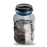 Compteur de pièces de monnaie électronique numérique argent comptage pot économie tirelire pour Usd Euro argent enfants noël tirelire pour cadeau d'argent