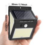 Goodland 228 144 LED Solar Light Outdoor Solar Lamp PIR Motion Sensor Solar Powered Sunlight Street Light for Garden Decoration
