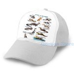 Fashion Otters of the World Basketball Cap men women Graphic print black Unisex adult hat