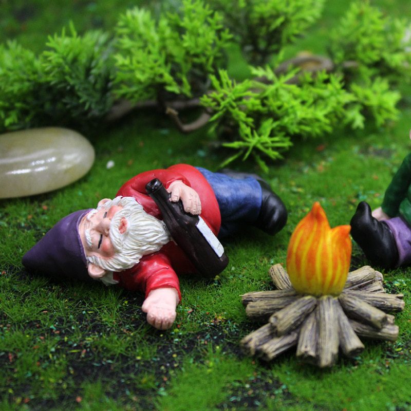 Mini Pot de fleur artisanal en résine mousse, Micro décoration de paysage en plein air, fée Miniature naine, ornements de jardin, accessoires elfe