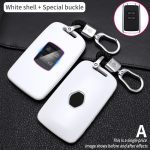 Car Key Case For Renault Koleos Kadjar Scenic Megane Sandero Espace Clio Captur Kangoo Laguna Talisman Twingo Carbon Fibe Cover