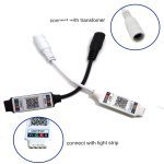 Mini RGB Bluetooth Controller DC 5V 12V 24V Music Bluetooth LED Controller Light Strip Controller For RGB LED Strip