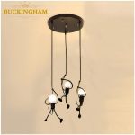 little man climbing pendant light modern hanging lamp creative iron people lights metal cord pandant lamps for kid children room