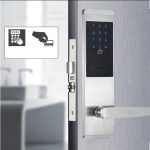 Electric Door Lock Digital Touch Screen Keypad Code Home Security Door Lock With MF Card Smart Door Access Control XM-2022