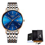 Rose gold All blue