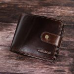 CONTACT'S – portefeuille en cuir véritable pour hommes, avec poche pour pièces de monnaie, petit porte-monnaie à fermeture éclair, pliable, porte-cartes en cuir