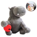 Dog Toy Plush Toy Comfortable Behavioral Training Aid Toy Heart Beat Soothing Plush Doll Sleep For Smart Dogs Cats Play