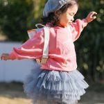 Jupe Tutu en maille pour filles, vêtement doux et mignon, princesse, danse de Ballet, DT081