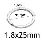 Porte-clés rond en acier inoxydable pour femmes, 10 pièces/lot, 20/23/25/28/30/33/35mm, mignon, cadeaux pour hommes