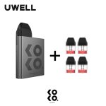 UWELL – Kit de dosettes Caliburn KOKO, avec cartouches rechargeables de 1,2 ohm et 2ml, 1Pack