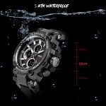 SMAEL 1803 Sport Watch Men Watches Waterproof 5Bar Dual Time Men's Military Watches Shock Resistant Alarm Clock montre homme