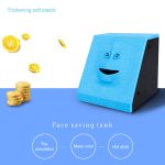 Coffre-fort créatif à mastication automatique du visage humain, chat, économie d'argent, capteur Intelligent pour enfants