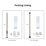 Roller Blind Motor USB Rechargable for 17mm 25mm Tube Motorized Electric Roller Shade Built in Battery Tuya Broadlink Control