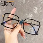 Grand Cadre Carré Anti-Lumière bleue Lunettes Cadre Surdimensionné Lunettes D'ordinateur Cadre Pour Femmes Et hommes Carré Optique Lunettes