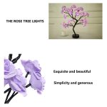1Pc Rose Shape Night Light Beautiful Rose Shape USB Lamp for LED Light Parties Christmas Wedding Decor Versatile Decorative Lamp