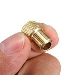 Conversion de pompe d'adaptateur de valve, 2/4 pièces, presta à Schrader en cuivre roues, buse de gaz, outil de tube, accessoires de bicyclette