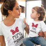 Vêtements en coton, tenues assorties mère-fille, à la mode, look de famille