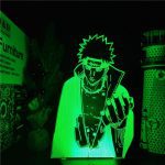 Naruto Douleur Akatsuki 3D LED Couleurs Changeantes Veilleuses Anime Lampe Naruto Bandai 3D Visuel Éclairage Pour Chambre À Coucher