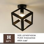 Iron aisle ceiling lights minimalist nordic vintage balcony,kitchen ceiling lamp foyer iron entrance small ceiling lights