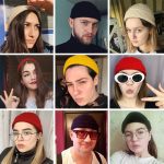 Bonnet tricoté pour hommes et femmes, casquette d'hiver chaude, rétro, Baggy, Melon, manchette noire, Docker, 2020