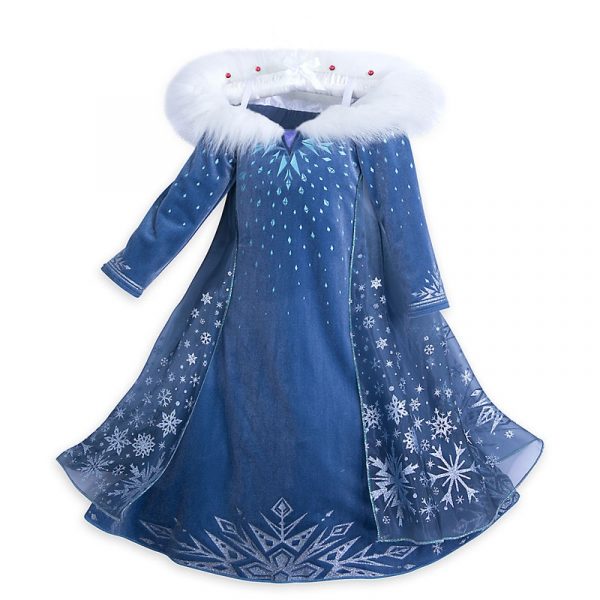 Robe de princesse pour filles, Costume de fête Cosplay pour enfants, Halloween