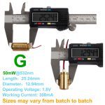 100mW Red 650nm Blue 450nm Green 50mW RGB Laser Module Diode Dot For DPSS Projecter Sight Positioning Security Light Mod Part