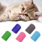 Pet Product For Cat Self Groomer Wall Brush Corner Cat Massage Self Groomer Comb Brush With Catnip Cat Rubs with a Tickling Comb