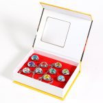 L'akatsuki Membre Cosplay Bague Sharingan En Métal Modèle Jouets Cadeaux De Noël 10 pièces/ensemble